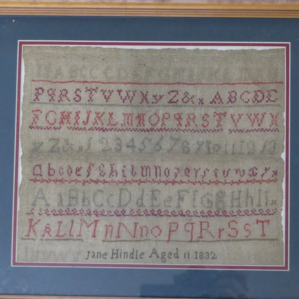 4 ANTIQUE SAMPLERS  Image 1++