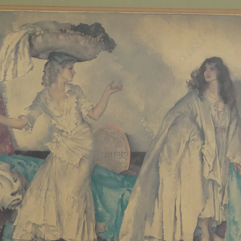 RUSSELL FLINT 'BALANCE' SIGNED PRINT 415x575mm Image 1++
