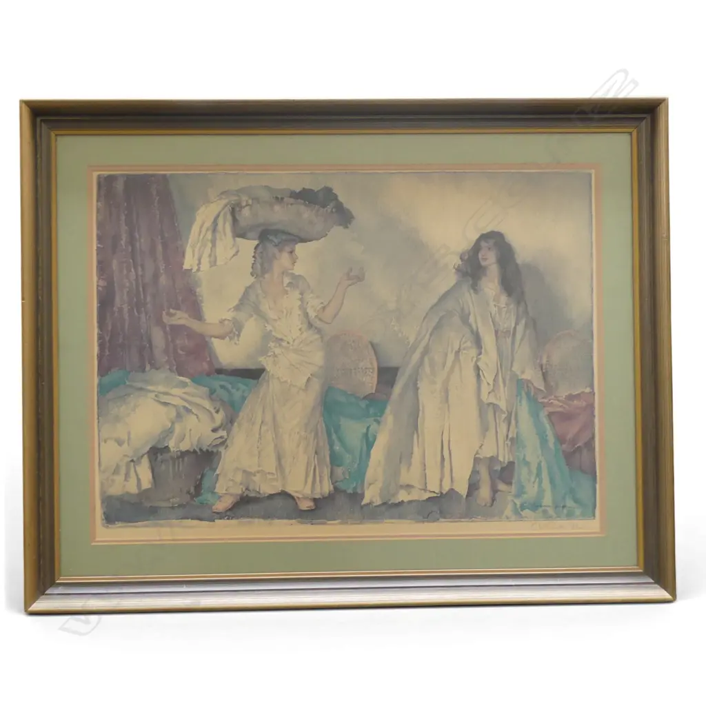 RUSSELL FLINT 'BALANCE' SIGNED PRINT 415x575mm Image 1++