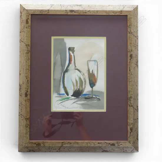 MINHAL AL GALABI, STILL LIFE, WATERCOLOUR, 275x200mm