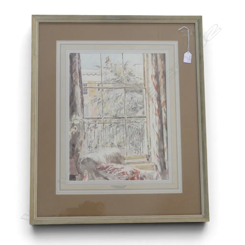 F. HODGKINS, 'MORNING GLORY', WATERCOLOUR, SIGNED, 405 X 310mm Image 1++