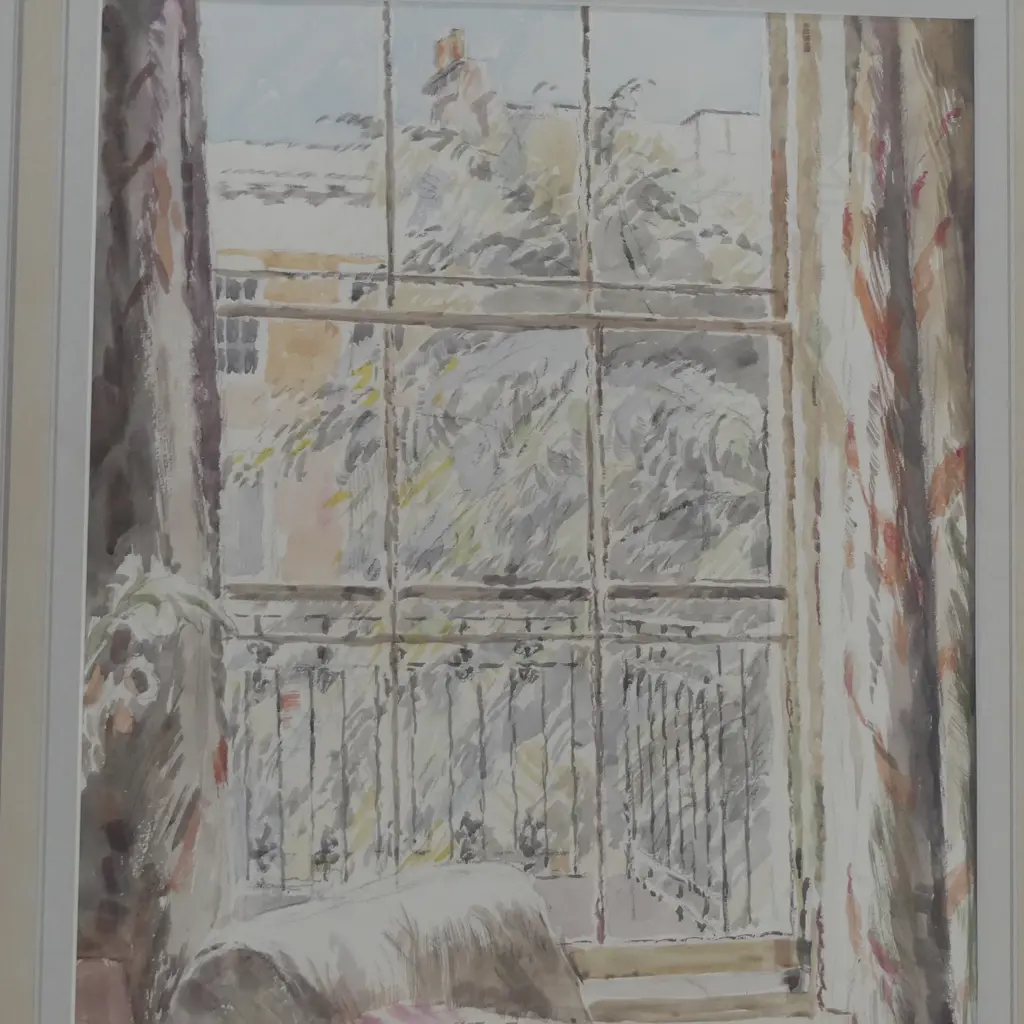 F. HODGKINS, 'MORNING GLORY', WATERCOLOUR, SIGNED, 405 X 310mm Image 1++