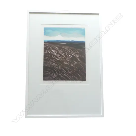FELICITY WEST 'OAIA, HOME OF THE GANNETS' ETCHING 14/75 510x405mm