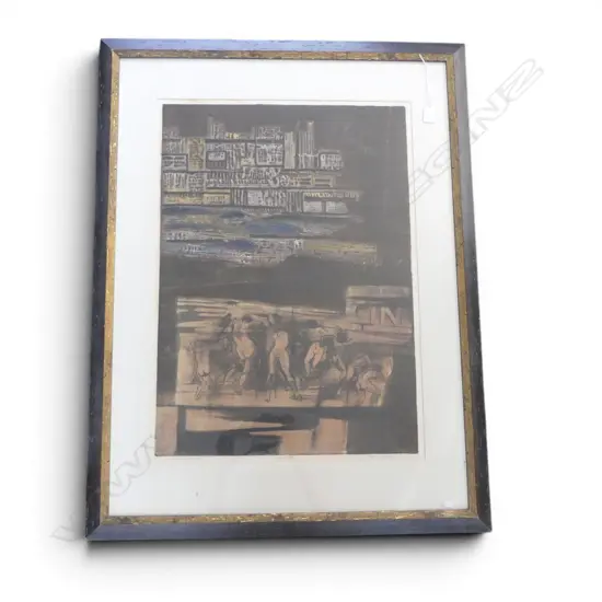 RU VAN ROSSEM 'KORAALWERELD II' ETCHING 11/35 SIGNED & DATED '72 715x515mm