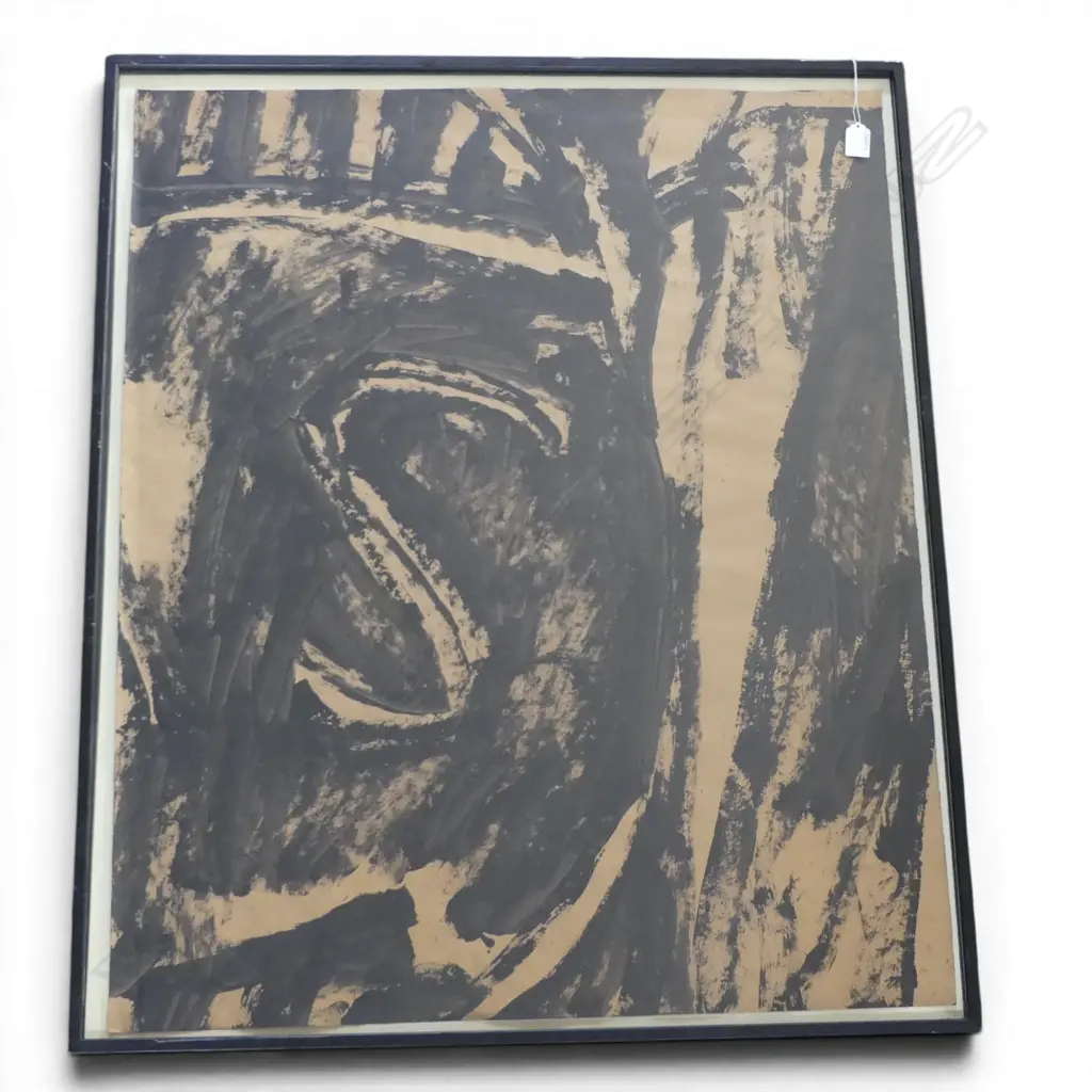 PHILIP TRUSTTUM, UNTITLED, ACRYLIC ON PAPER, SIGNED, 900 X 730mm Image 1++