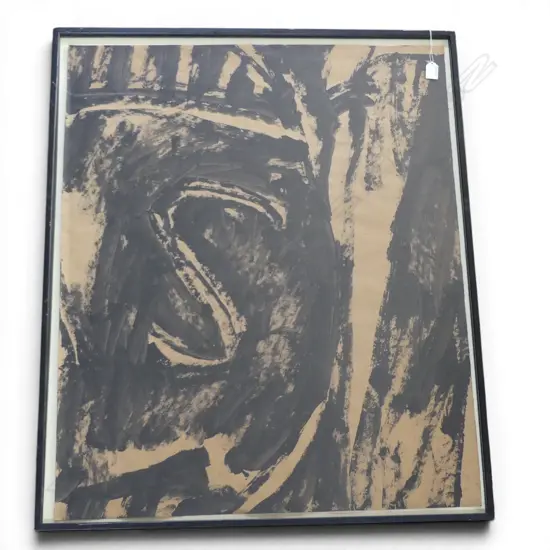 PHILIP TRUSTTUM, UNTITLED, ACRYLIC ON PAPER, SIGNED, 900 X 730mm