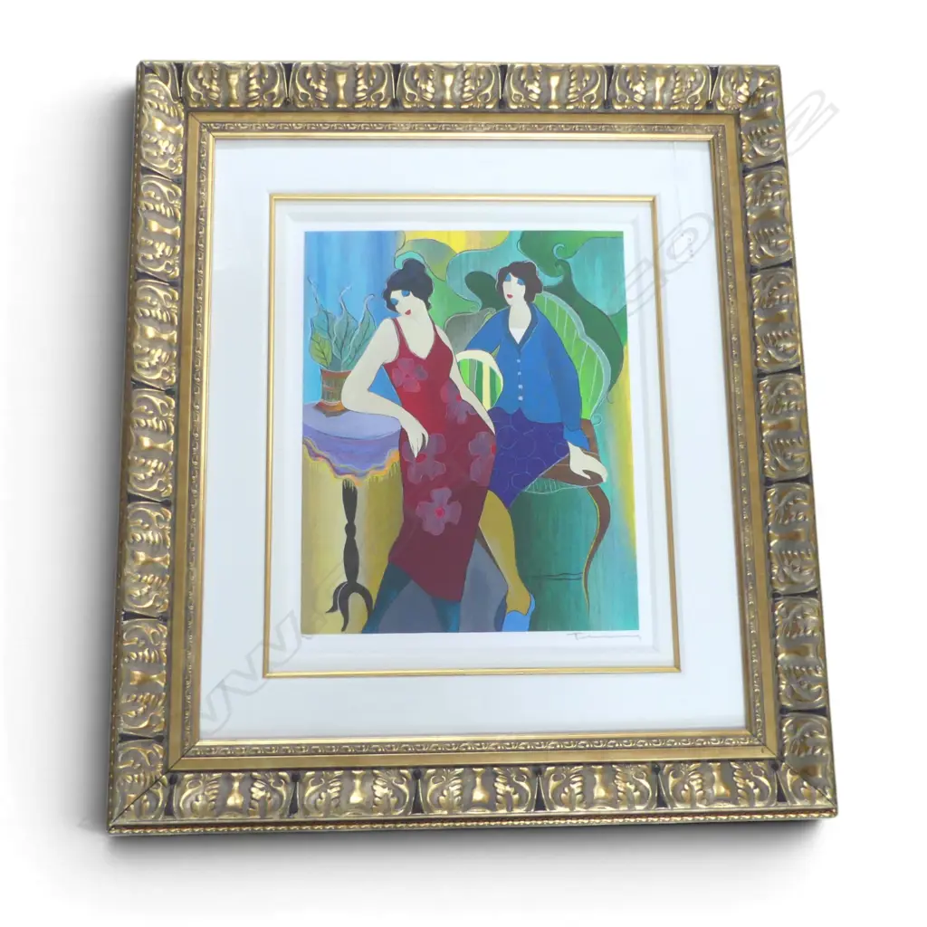 ITZCHAK TARKAY 'COSMOPOLITANS' SERIGRAPH 495x395mm (875x775mm OVERALL) Image 1++