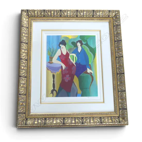 ITZCHAK TARKAY 'COSMOPOLITANS' SERIGRAPH 495x395mm (875x775mm OVERALL)