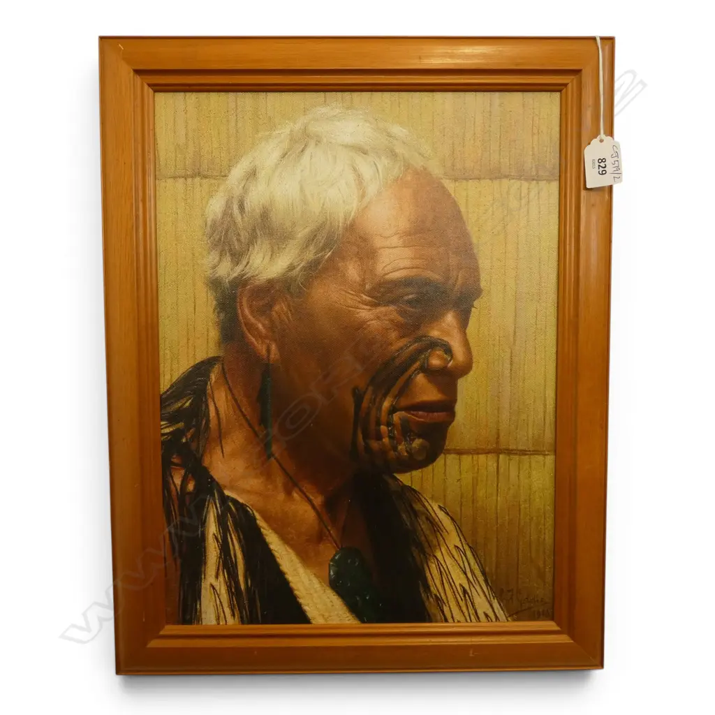 GOLDIE MAORI CHIEF, DIGITAL PRINT 390x290mm Image 1++