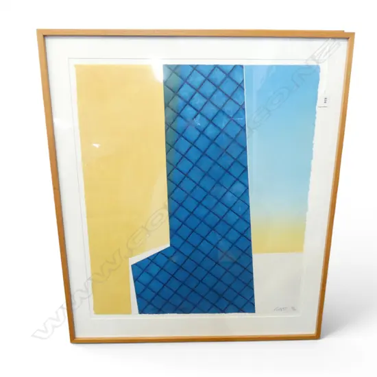 RODNEY FUMPSTON 'HOME INCORPORATING DRAPES' SCREEN PRINT 20/50 660x580mm