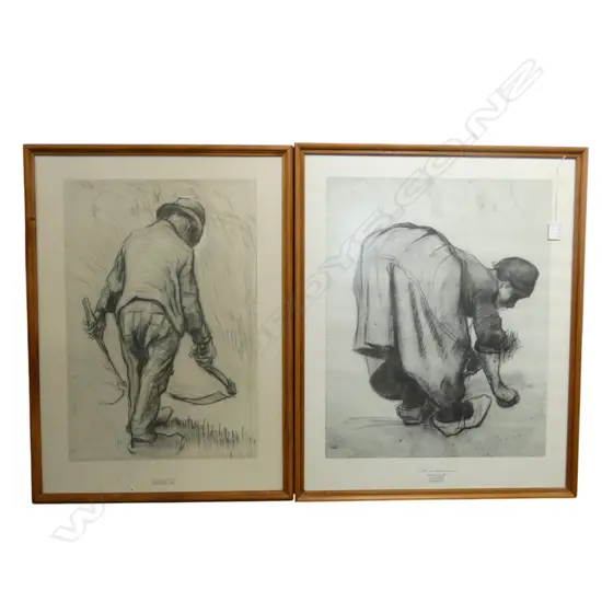 2 VAN GOGH PRINTS 600x485mm