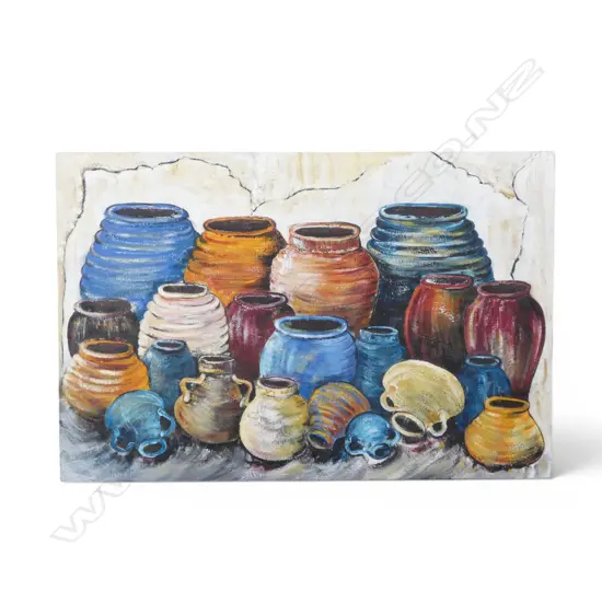 LYNDA NEWTH, 'CONTEMPORARY ART', 2006, OIL ON CANVAS, 610 x 910MM