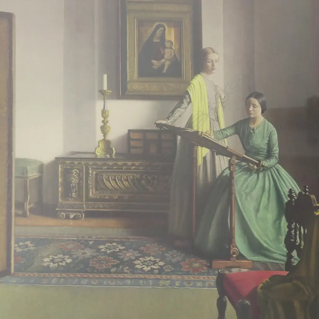 2 PRINTS; John Everett Millais 'BUBBLES' (PEARS SOAP PRINT) 700x445mm, CAMPBELL TAYLOR 520x445mm Image 1++