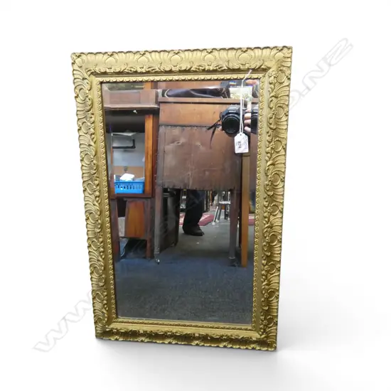 GILT FRAMED BEVEL EDGE MIRROR 600x400mm