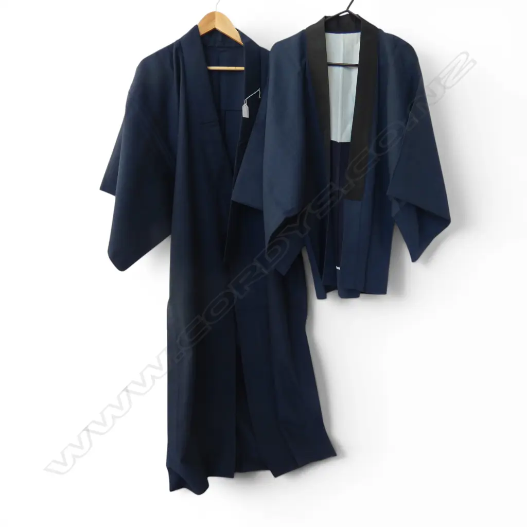 JAPANESE KIMONO & HAORI navy set Image 1++
