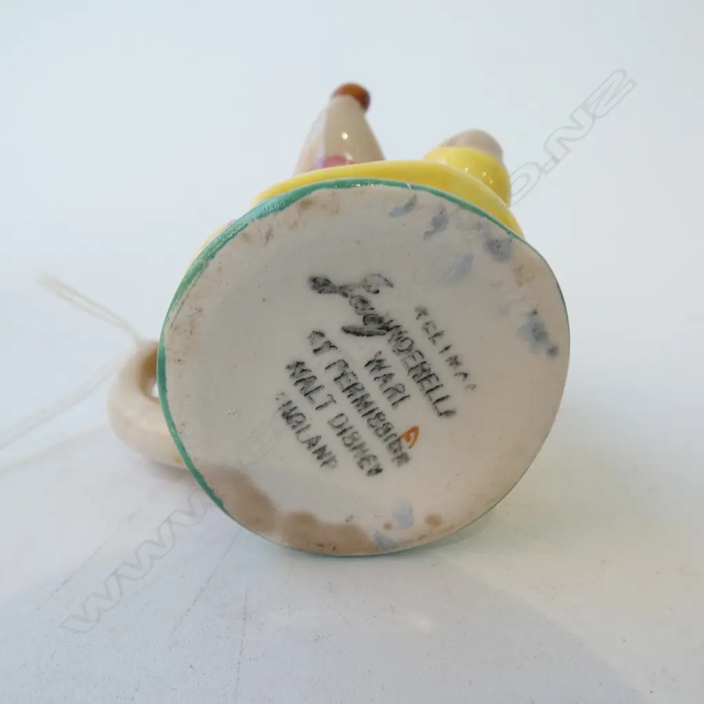 3 1950'sCINDERELLA WARE WALT DISNEY MICE JUGS by WEETMAN (ENGLAND). H's.80mm Image 1++