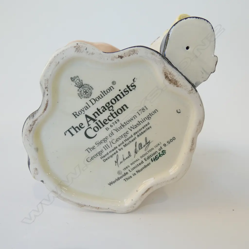 ROYAL DOULTON CHARACTER JUG 'THE ANTAGONISTS COLLECTION The Siege of Yorktown 1781' Image 1++