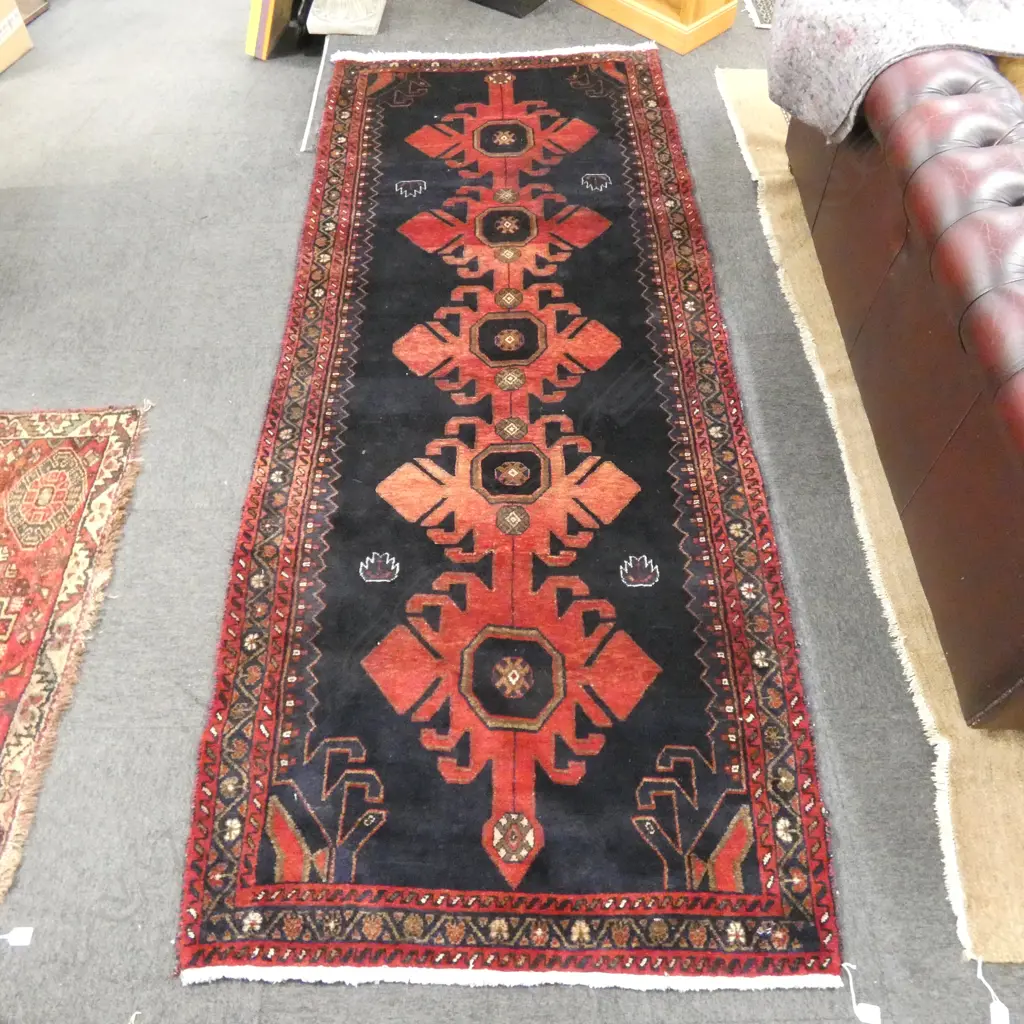 HAND KNOTTED WOOL PILE RUG, AZARBAIJAN 2820x1220mm Image 1++