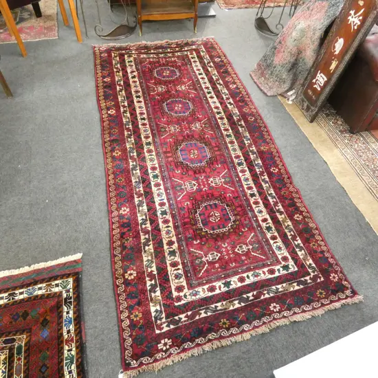 HAND KNOTTED ALL WOOL RUG 2900x1250mm