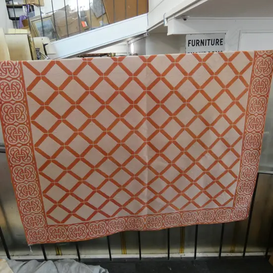 LG ITALIAN MACHINED RUG BY 'SOCIETY COLLEZIONE TAPPETI' 56% COTTON 46% WOOL 2250x1750mm