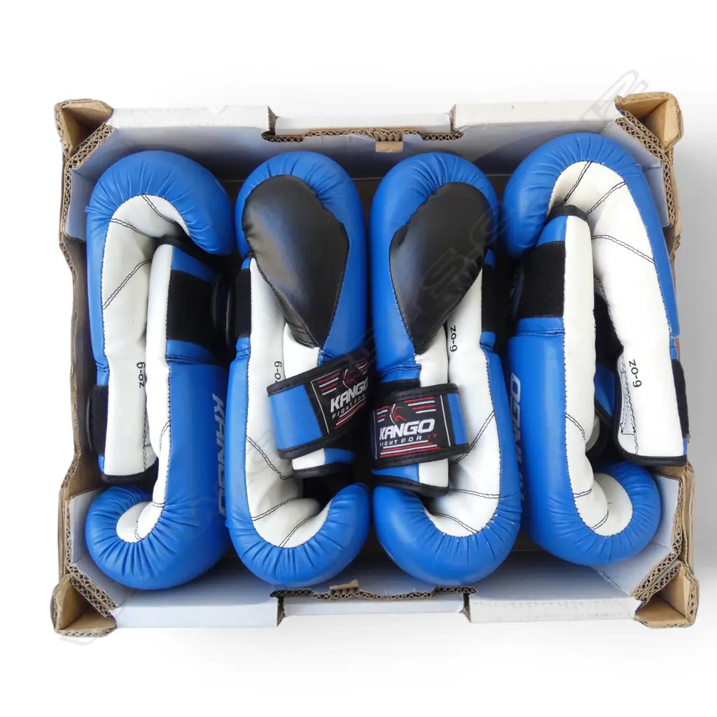 FOUR PAIRS CHILDREN’S JUNIOR 6OZ KANGO FIGHT FOR IT BOXING GLOVES  Image 1++