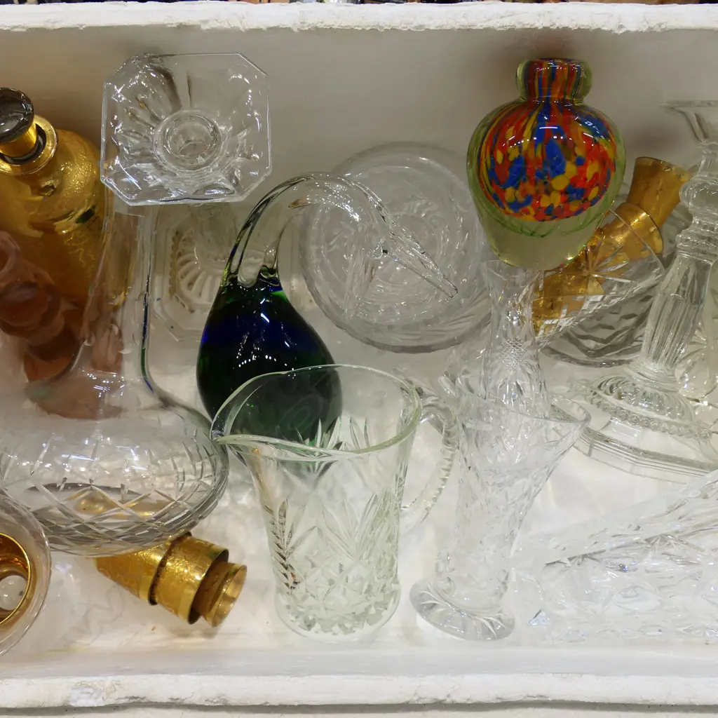 ASST. CRYSTAL, ART GLASS Image 1++