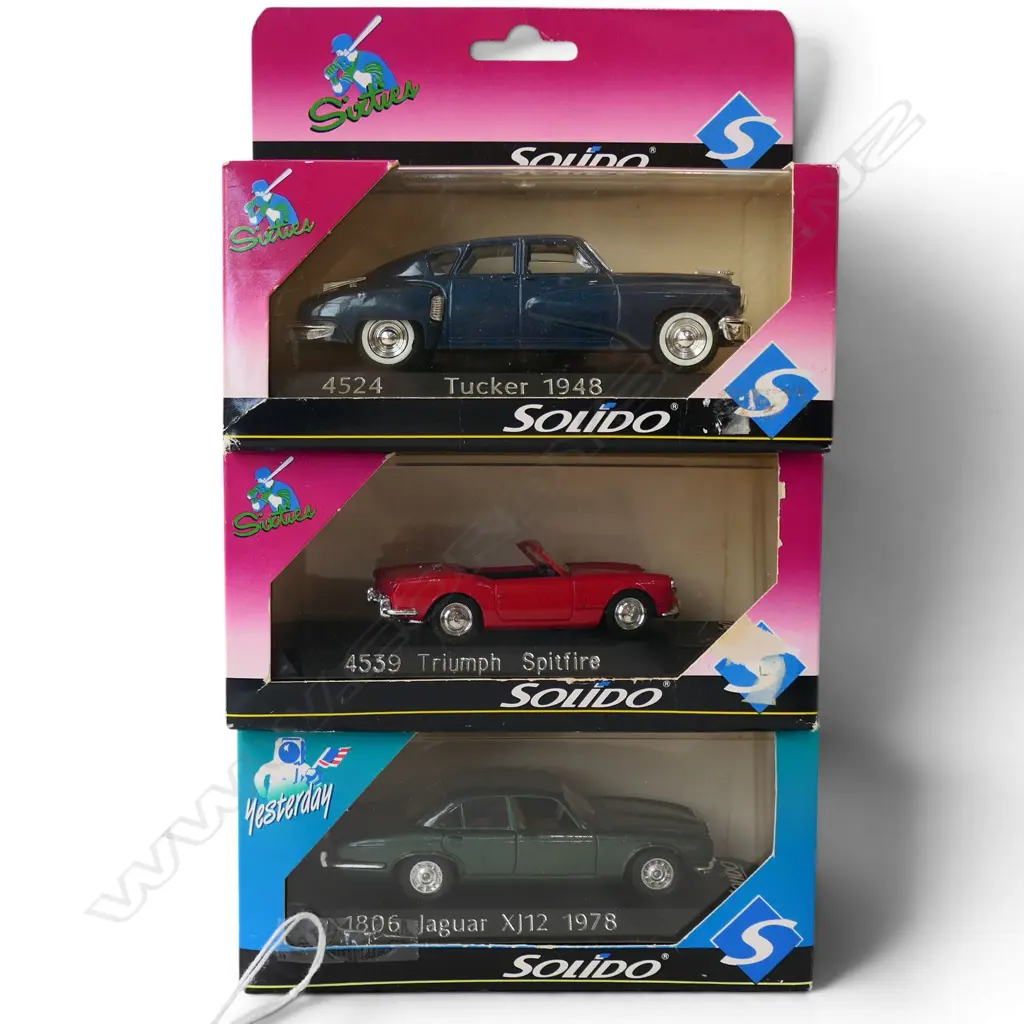 3 BOXED SOLIDO MODELS Image 1++