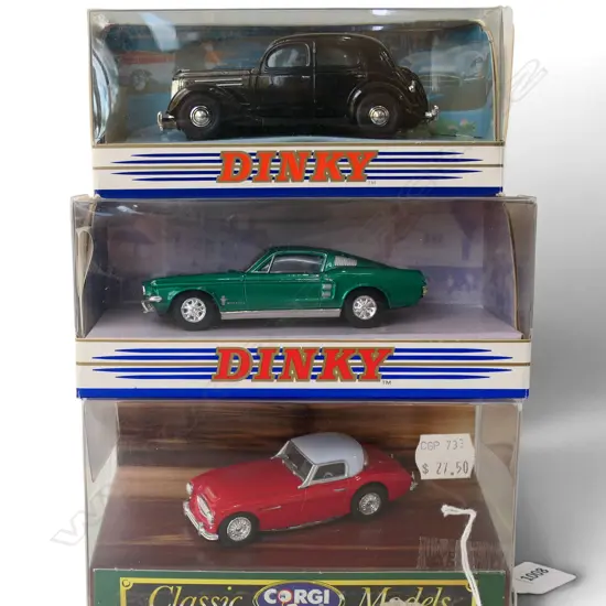 3 BOXED CORGI/DINKY MODELS 