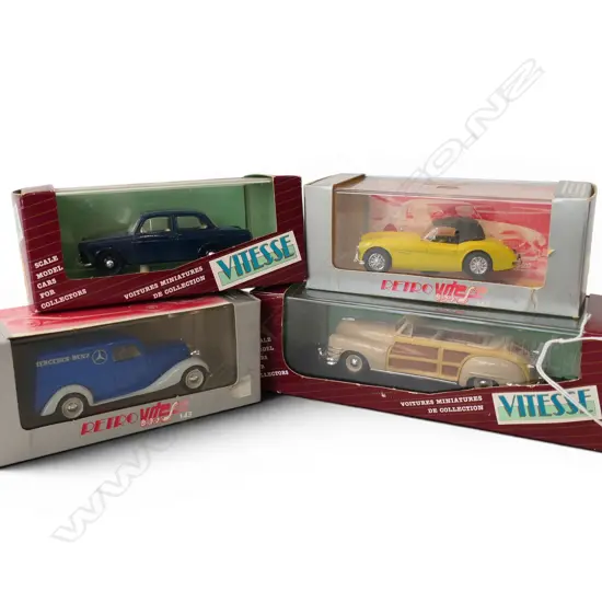 4 BOXED VITESSE MODELS