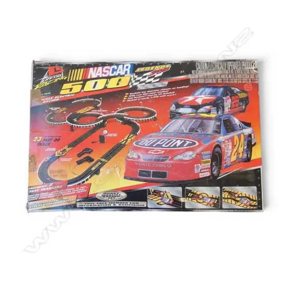 BOXED NASCAR 500 RACE SET