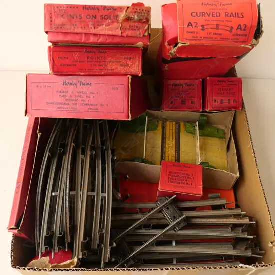 ASST. HORNBY O GAUGE TRACK, MODELS etc