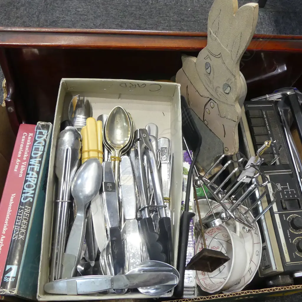 ASST. ITEMS; RADIO, TRAY, ZODIAC C/S ETC Image 1++