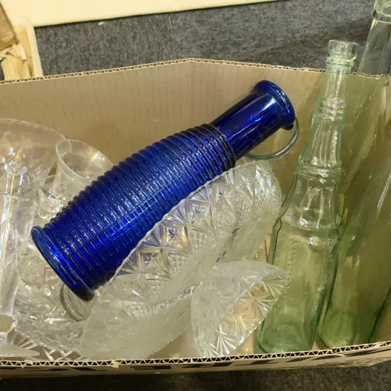 ASST. CRYSTAL, BOTTLES ETC