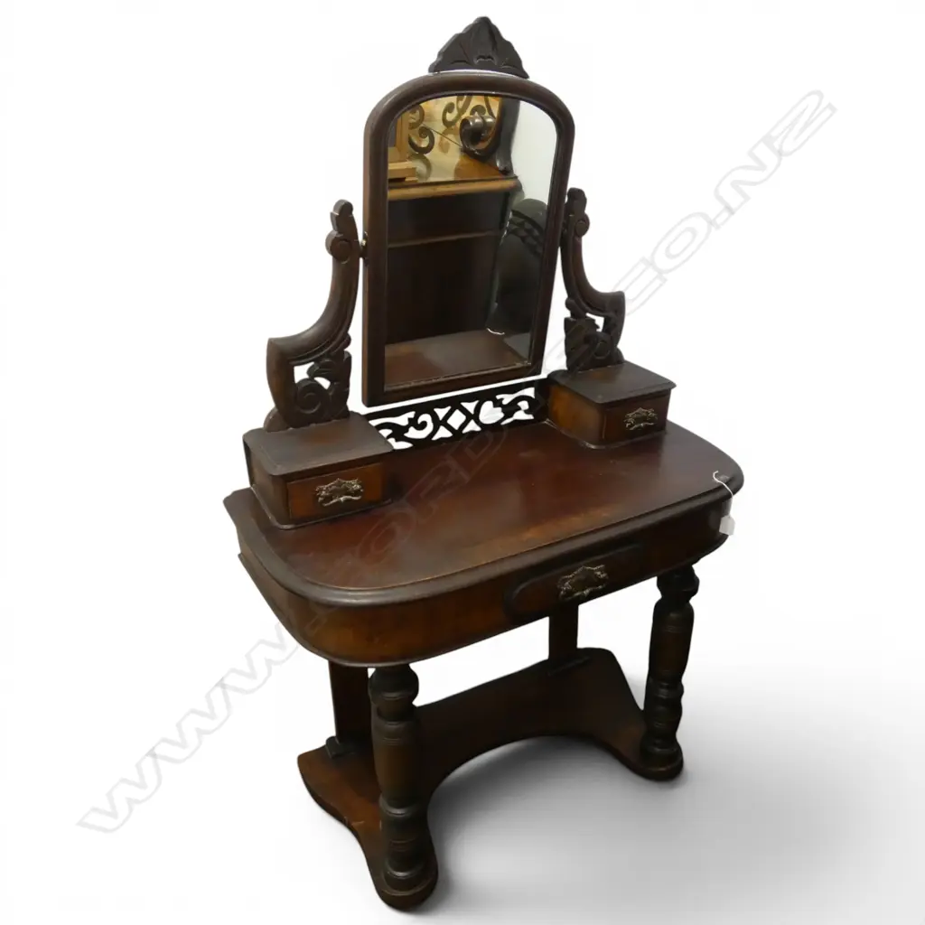 MIRROR BACK DRESSING TABLE 890x400x1370mm Image 1++