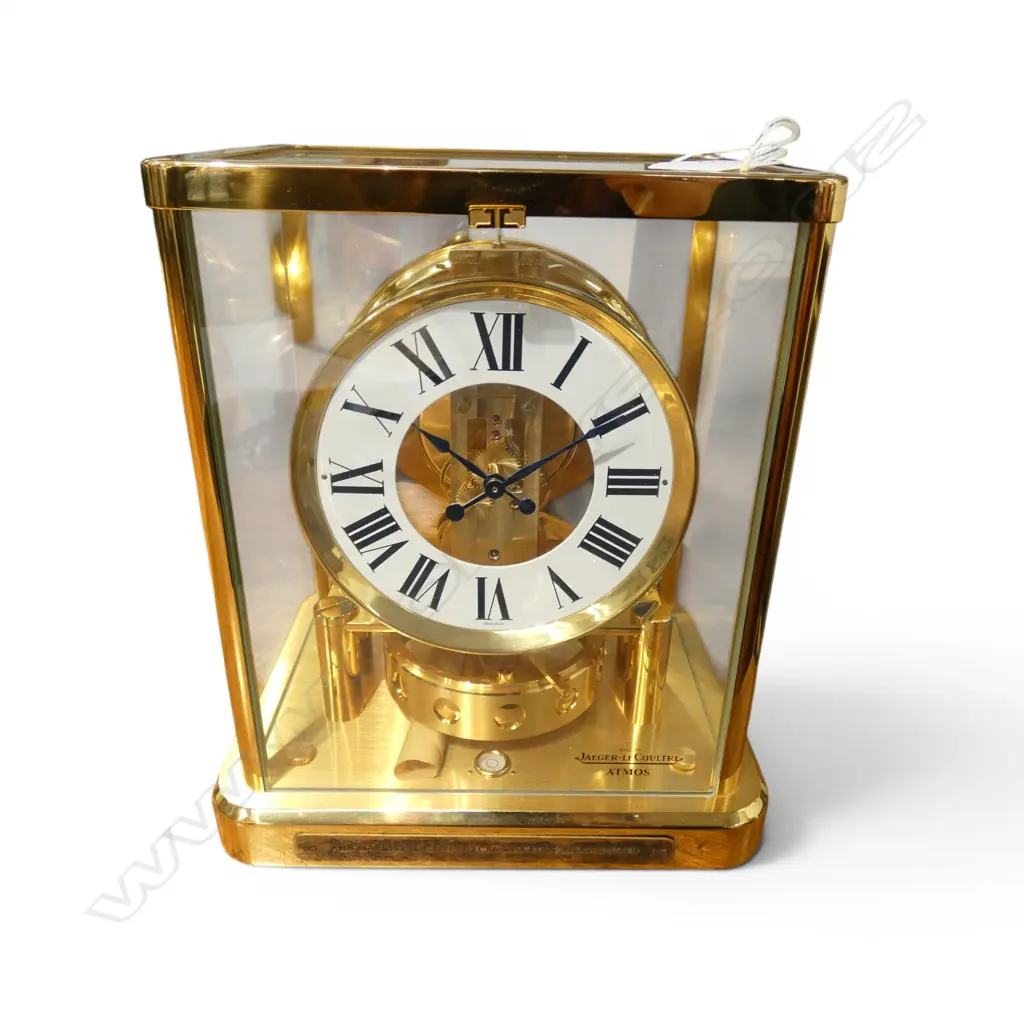 JAEGER-LE COULTRE ATMOS CLOCK near new condition, engraved brass plaque... H.230mm Image 1++