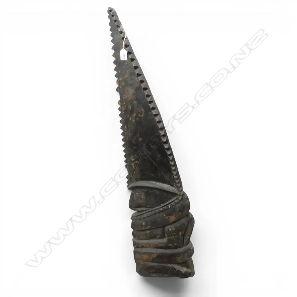 CARVED WOODEN FIGURE, VANUATU H.1200mm Image 1++