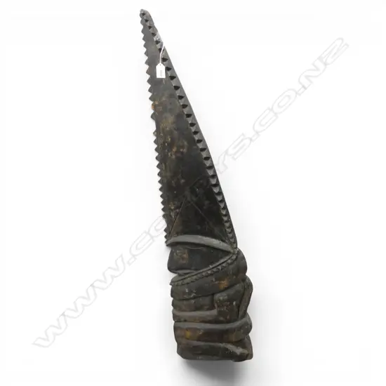 CARVED WOODEN FIGURE, VANUATU H.1200mm
