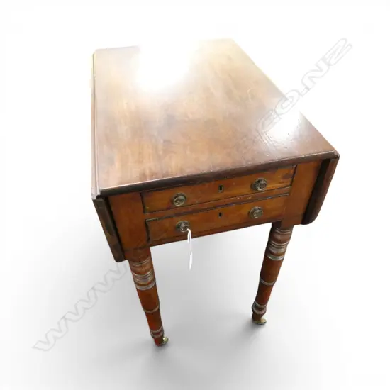 ANTIQUE MAHOGANY PEMBROKE TABLE 390x530x720mm