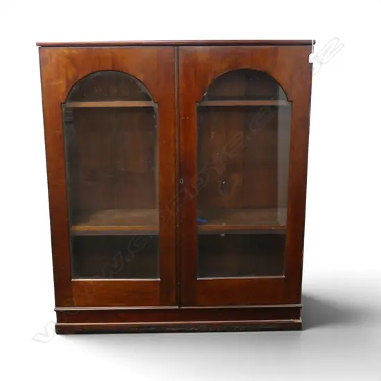 ANTIQUE MAHOGANY BOOKCASE CABINET 1130x300x1300mm