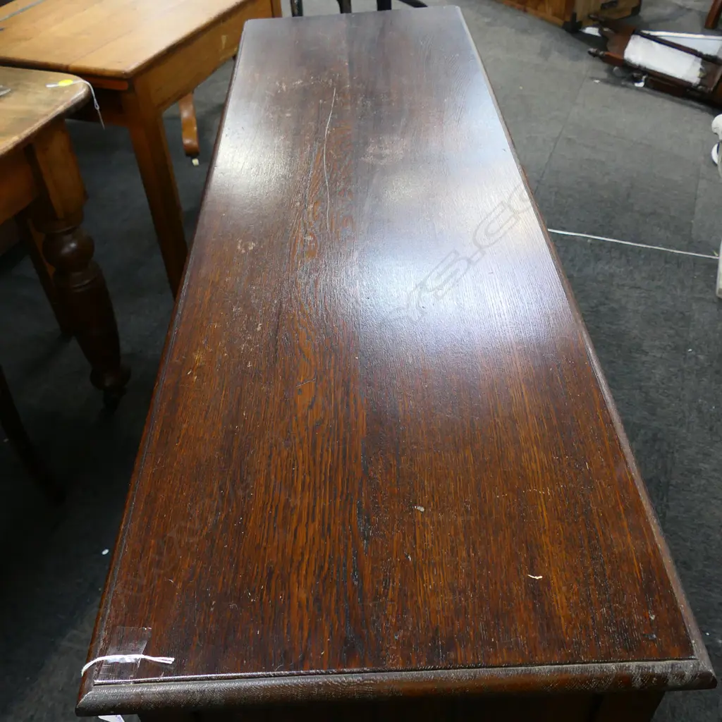 OAK DESK 1320x420x785mm Image 1++