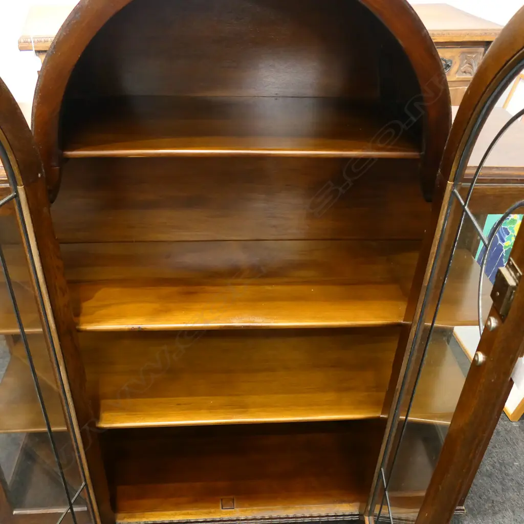 DECO OAK CHINA CABINET 1070x310x1220mm Image 1++