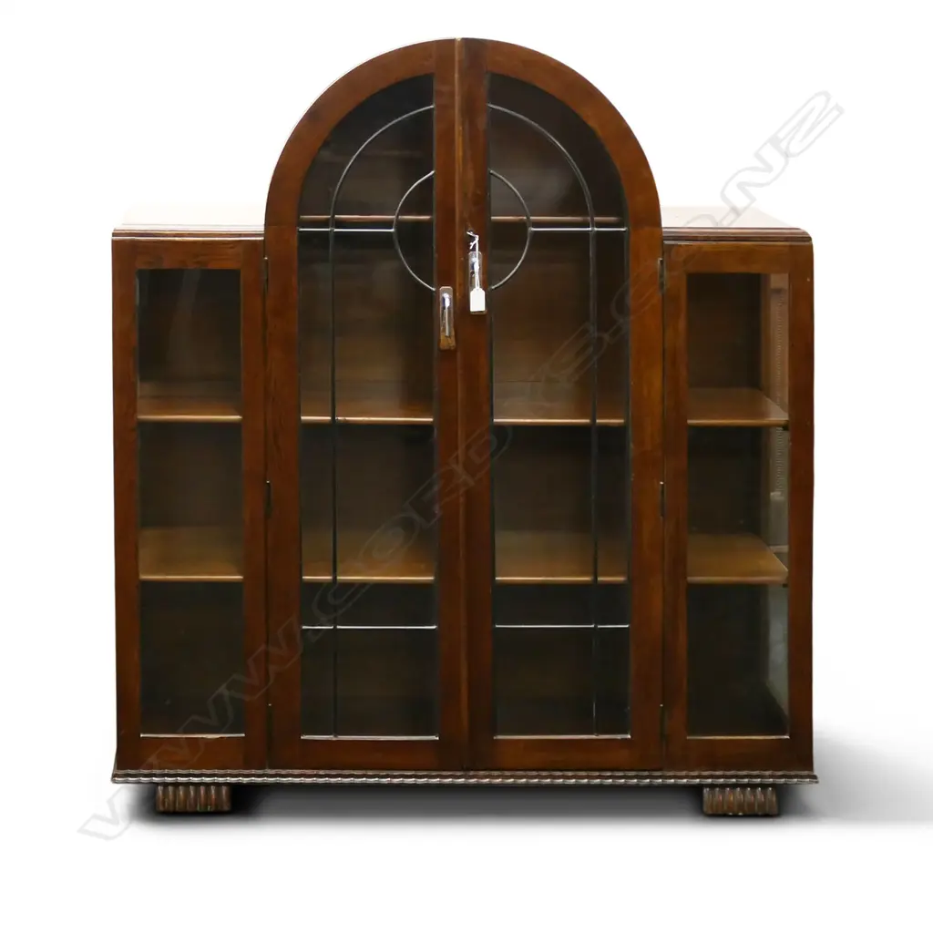 DECO OAK CHINA CABINET 1070x310x1220mm Image 1++