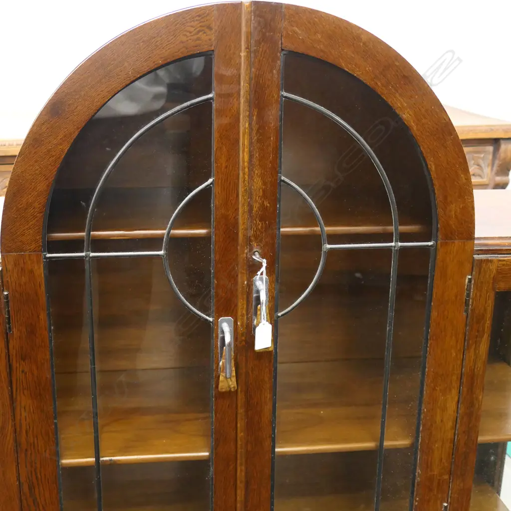 DECO OAK CHINA CABINET 1070x310x1220mm Image 1++