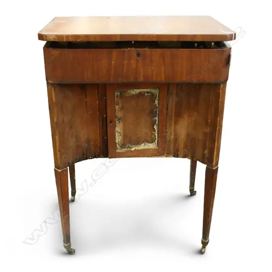 ANTIQUE SEWING TABLE, FAULTS W.575mm