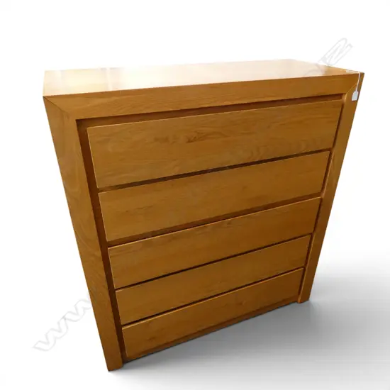 MODERN 5 DRAWER CHEST 1100x450x1210mm