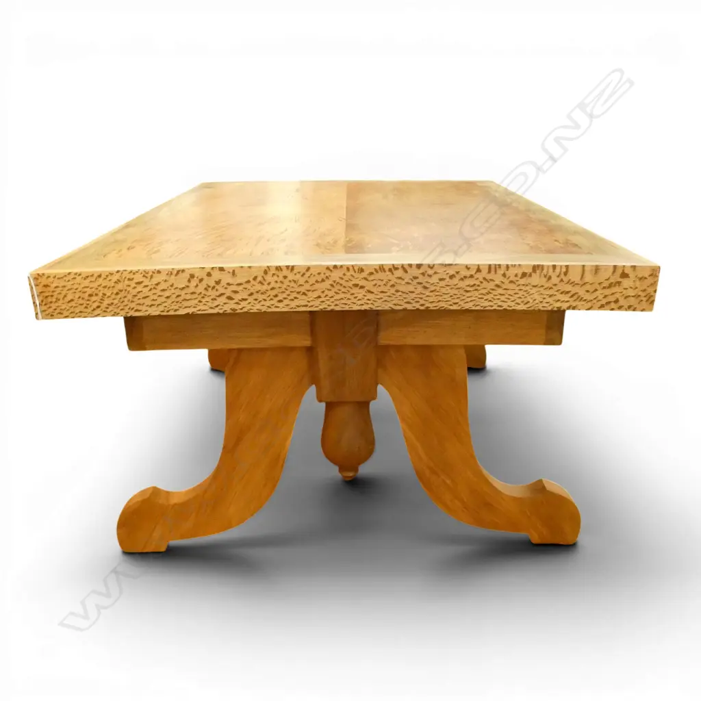 MIXED NZ NATIVE TIMBERS COFFEE TABLE BY NOLAN PAKER EX ESTATE 860x645x410mm Image 1++