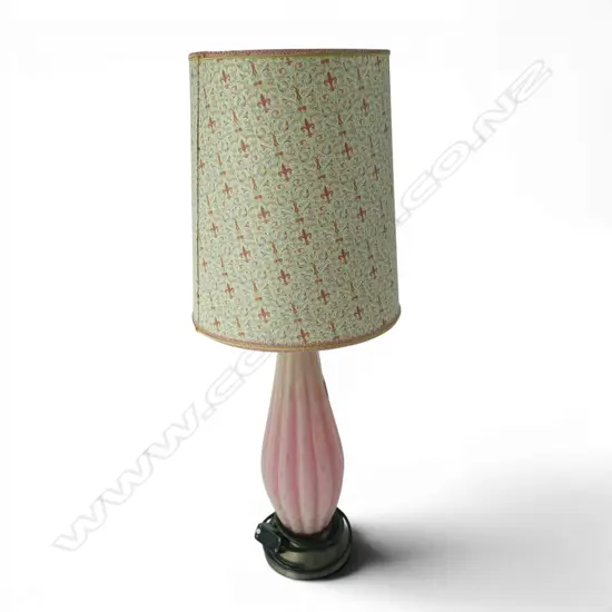 PINK MURANO TABLE LAMP H.800mm
