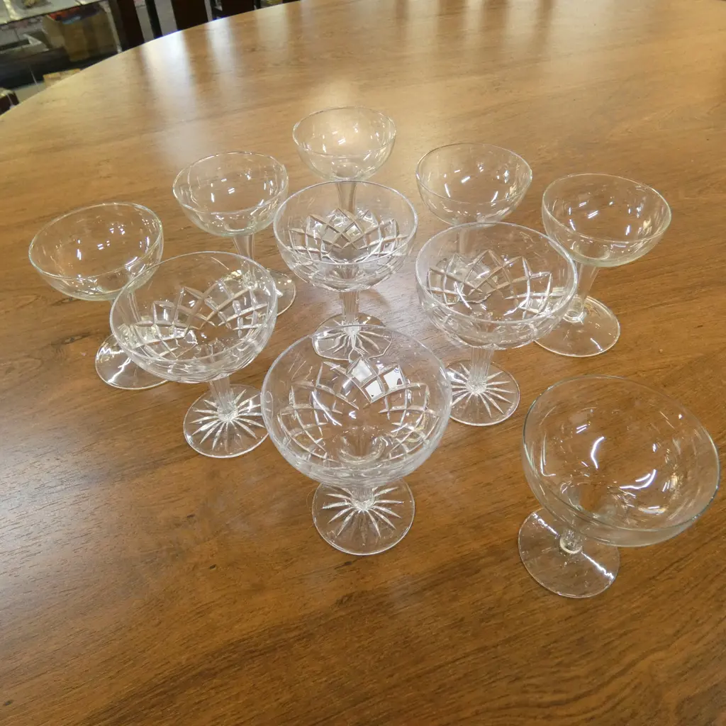 10 HOLLOWSTEM CHAMPAGNE GLASSES H.120mm Image 1++
