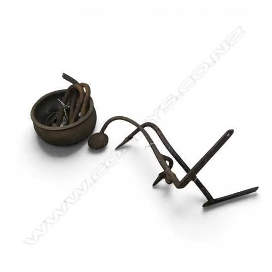 PR CAST IRON CARRIAGE STEPS + CREAM SEPARATOR MACHINE 
