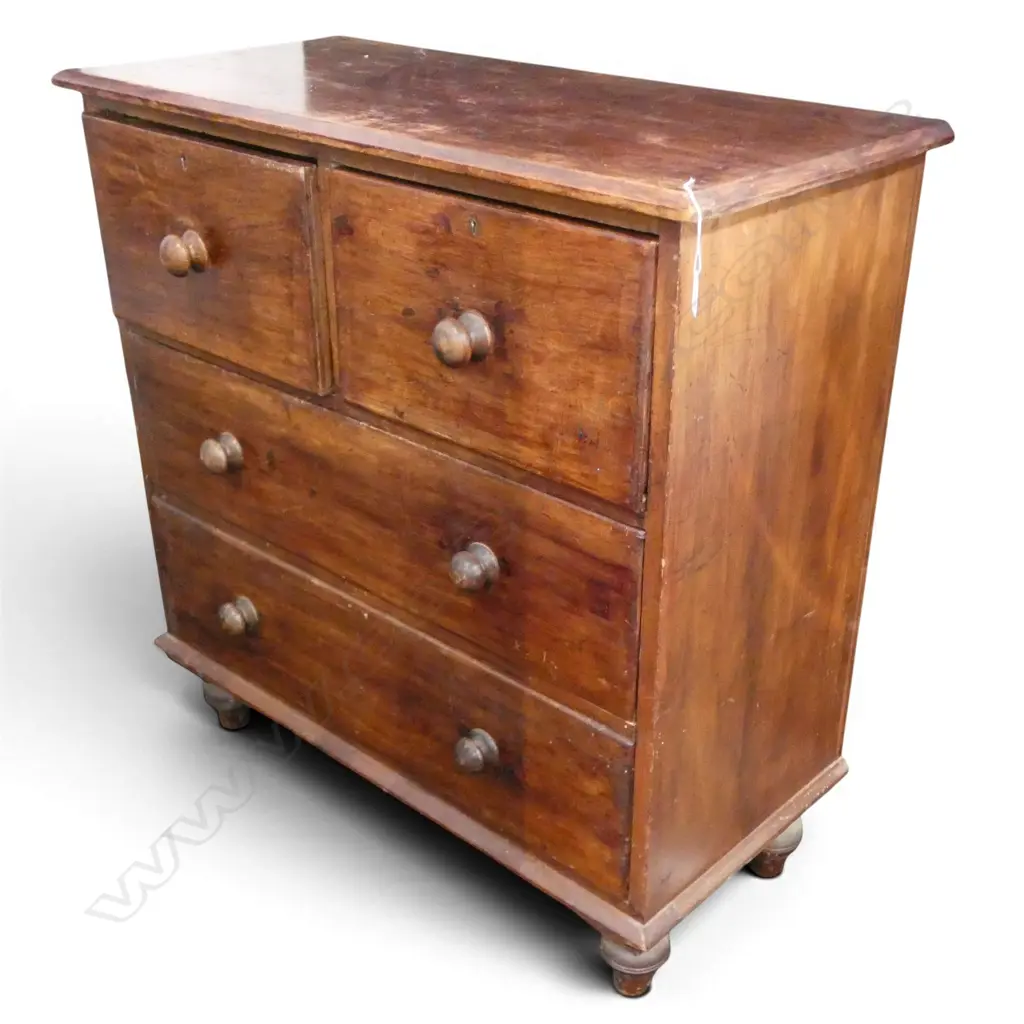 ANTIQUE CHEST OF DRAWERS 965x450x980mm Image 1++